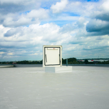 Staka Flachdachausstieg Firmenhalle Vacu Vin